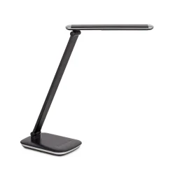 LED-bordlampe MAULjazzy, sort, højde 43 cm, dæmpbar USB-port
