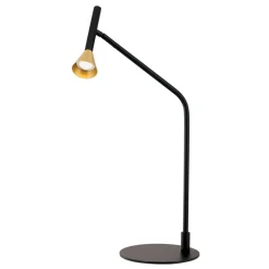 LED-bordlampe Odeon, sort, drejelig