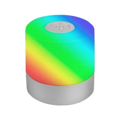 LED-bordlampe Smal, krom, RGBW, plast, 7 cm
