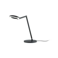 LED-bordlampe Tessa-T, sort, CCT, bevægelseskontrol
