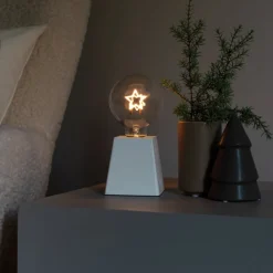 LED-dekorationslampe til bord træ, stjernefilament