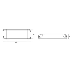 LED-driver Basic, CV, Q8H-24-75W