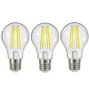 LED-filament E27 2,2 W 2.700 K 470 lm klar, 3 stk