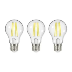 LED-filament E27 5 W 3.000 K 1060 lumen klar 3 stk