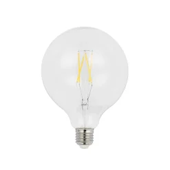 LED-filament E27 6 W 2.700 K G125 Globe klar 3 stk