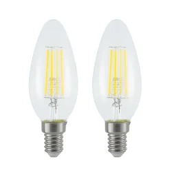 LED-filamentpære E14 4 W 827 3-trins-dæmper, 2 stk
