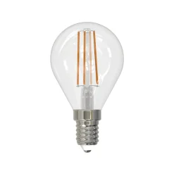 LED-filamentpære E14 4W 2.700 K dråbe dæmpes 3 stk