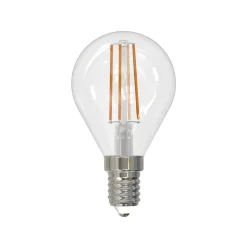 LED-filamentpære E14 4W 2.700 K dråbe dæmpes 2 stk