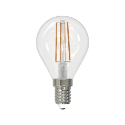 LED-filamentpære E14 4W 2.700 K dråbe dæmpes 5 stk
