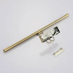 LED-gallerilampe Mailine, patineret messing