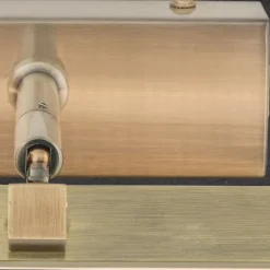 LED-gallerilampe Suren i antik messing, 30 cm