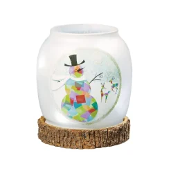 LED-glasvase-snemand, batteridrevet