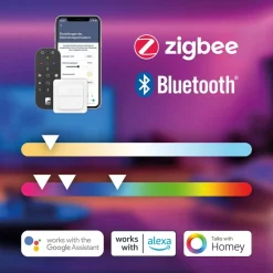 LED-gulvlampe Anchorena-Z, højde 150 cm, RGB, CCT