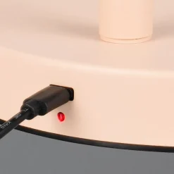 LED-gulvlampe Blake, sand, metal, dæmpbar