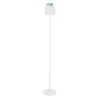 LED-gulvlampe Coloris, hvid, RGB, dæmper, IP44, USB