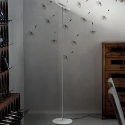 LED-gulvlampe Joshua i hvid