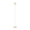 LED-gulvlampe Nuindie IP54 120 cm rund USB-C dune beige