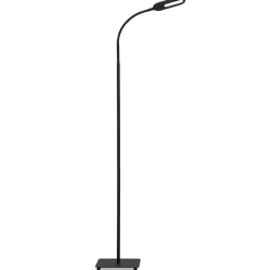 LED-gulvlampe Office Step, dæmpbar, sort