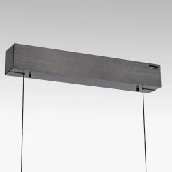 LED-hængelampe PURE E-Popup, platin, glas, CCT, 18-flg.