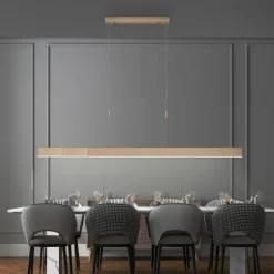 LED-hængelampe PURE Moto, imperial gold, dæmpbar, CCT