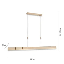 LED-hængelampe PURE Moto, imperial gold, dæmpbar, CCT