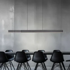 LED-hængelampe PURE Moto-Rise, platin, aluminium, CCT