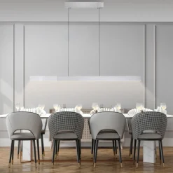 LED-hængelampe PURE Moto-Rise, diamant, aluminium, CCT