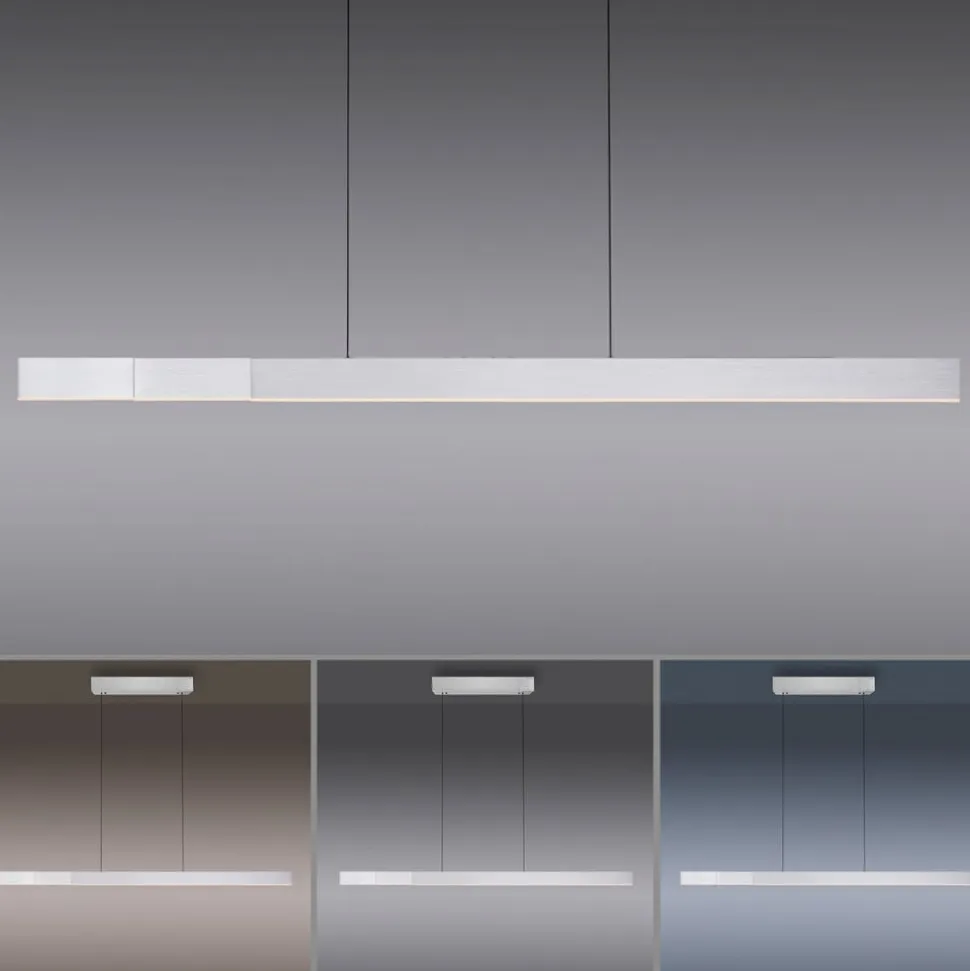 LED-hængelampe PURE Moto-Rise, diamant, aluminium, CCT