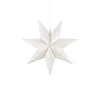 LED-hængestjerne uden batteri, timer Ø 45 cm hvid
