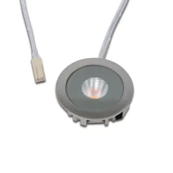 LED-indbygget møbelspot AR 35, 4.000 K Ø 4 cm stål aluminium 24 V