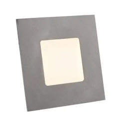 LED-indbygningslampe til indbyggede kasser, sølv