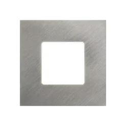 LED-indbygningslampe til indbyggede kasser, sølv