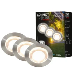 LED-indbygningsspot 3913032 IP67 12V 3x-udvidelse 3cm stål