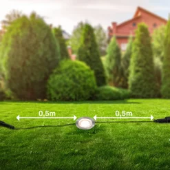 LED-indbygningsspot 3912032 IP67 12V 3x-startersæt Ø3cm stål