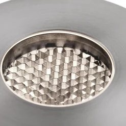 LED-indbygningsspot Grund, nikkel, Ø 8 cm, aluminium/stål