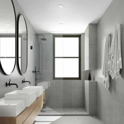 LED-indbygningsspot Plat hvid 7,5 cm 4.000K sæt med 3 stk