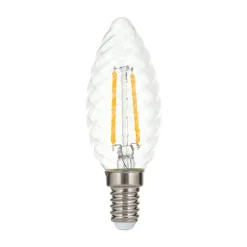 LED-kertepære E14 3 W 2.700 K Filament drejet