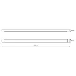 LED-loftlampe Batten, længde 120 cm, aluminium, hvid, 4.000 K