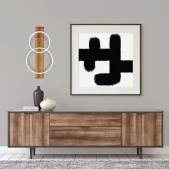 LED-loftlampe Boyal, brun, længde 78 cm, træ, 2 lyskilder.