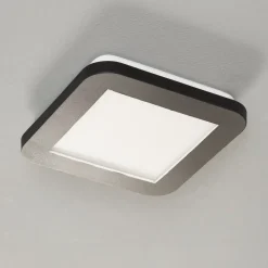 LED-loftlampe Camillus, kvadratisk, 17 cm