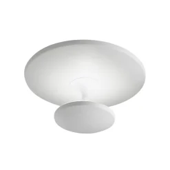 LED-loftlampe Conrad, hvid, Ø 50 cm, metal, dæmpbar