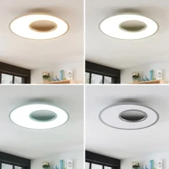 LED-loftlampe Durun, dæmpbar, CCT, rund, 60 cm
