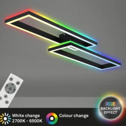 LED-loftlampe Frame 2 lyskilder RGBW baggrundsbelysning 119,5 cm
