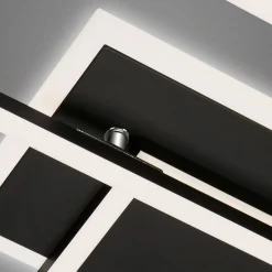 LED-loftlampe Frame CCT fjernbetjening sort