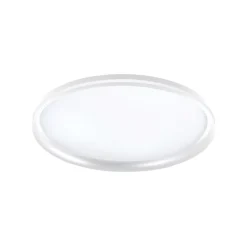 LED-loftlampe Isy, hvid, Ø 55 cm, metal, CCT, dæmpbar