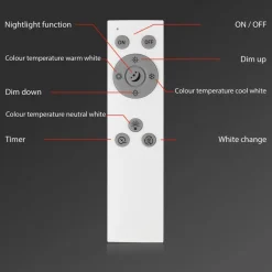 LED-loftlampe Ivy Sky S, stjernedekoration, Ø 33 cm