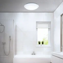 LED-loftlampe med sensor Elipso IP44 4.000K Ø38cm