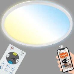 LED-loftlampe Slim S dæmpbar CCT hvid Ø 29 cm