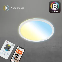 LED-loftlampe Slim S dæmpbar CCT hvid Ø 29 cm