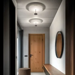 LED-loftlampe Stilo_S, sort, Ø 55 cm